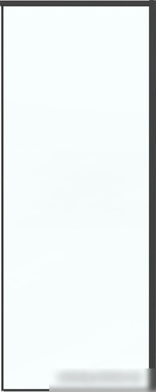 Душевая стенка Grossman Galaxy 90x195 200.K33.01.90.21.00 (черный матовый/стекло прозрачное)