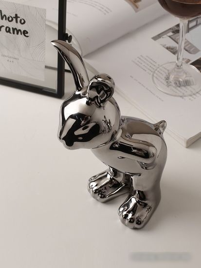 Подставка для бутылки Merry Bear Home Decor Хмельной кролик 30000819 (серебристый)