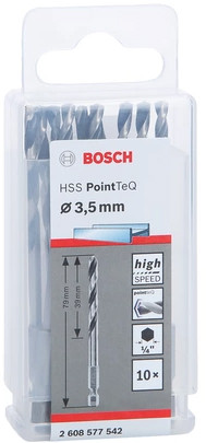 Набор сверл Bosch 2608577542 (10 шт)