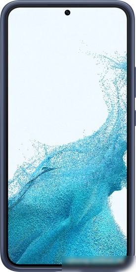 Чехол для телефона Samsung Frame Cover для S22+ (прозрачный с темно-синей рамкой)