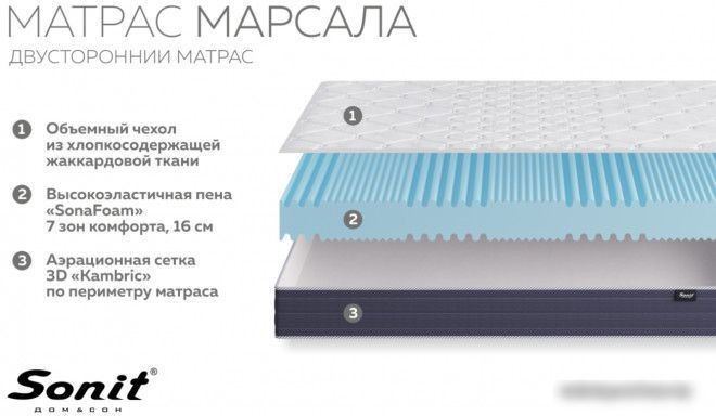 Матрас Sonit Марсала 120x200