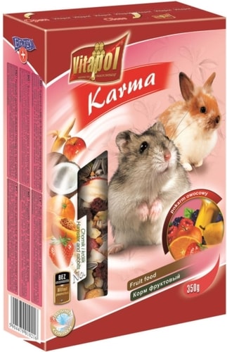 Корм для грызунов Vitapol Karma фруктовый 350 г