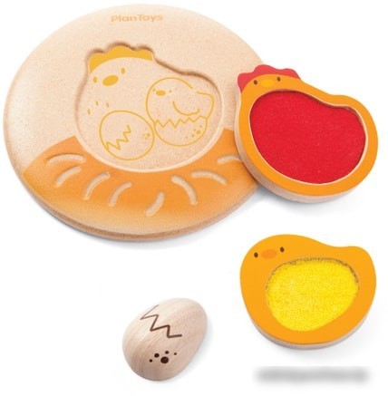 Рамка-вкладыш Plan Toys Chicken Puzzle 5673