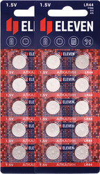 Батарейка Eleven LR44 алкалиновые ВС10 (2x10 шт)