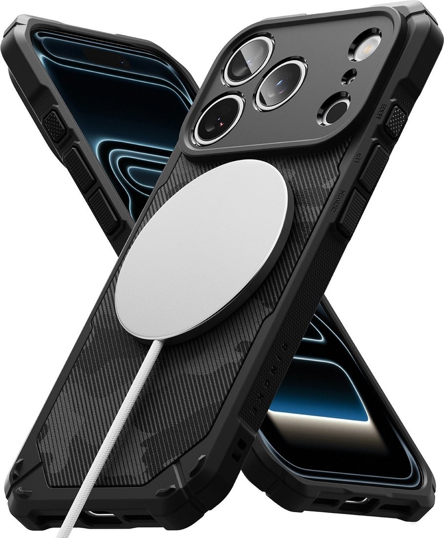 Чехол для телефона Ringke Rugged Gear Magnetic для iPhone 17 Pro (Camo Black)
