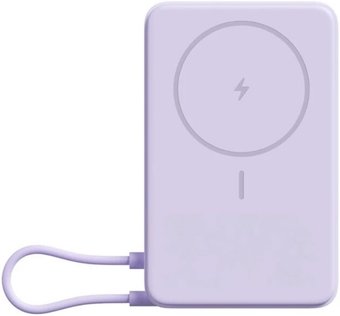 Внешний аккумулятор Xiaomi Magnetic Power Bank with Built-in Stand WPB1007Z 10000mAh (сиреневый, международная версия)