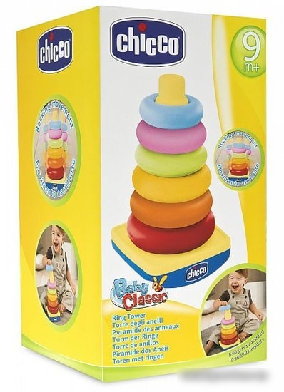 Пирамидка Chicco Ring Tower 00007423500000