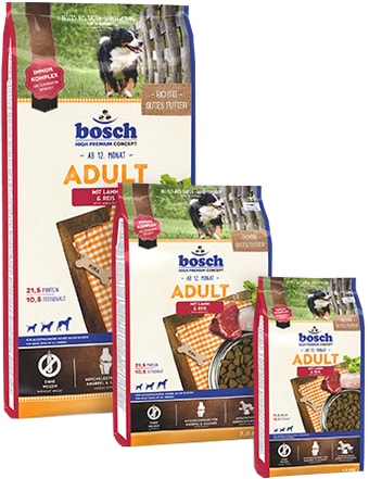 Корм для собак Bosch Adult Lamb & Rice 3 кг