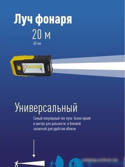 Фонарь КОСМОС KocAu6006COB
