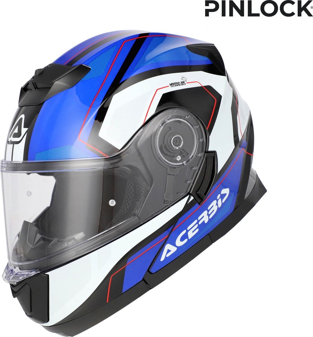 Мотошлем Acerbis Serel 22-06 0025201.245.064 (M, синий/белый)