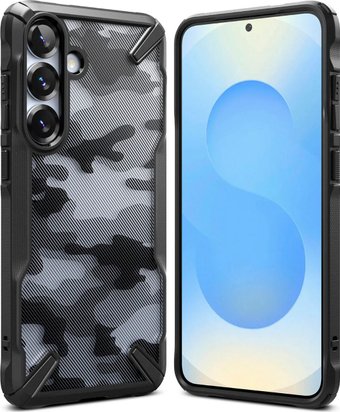 Чехол для телефона Ringke Fusion X для Galaxy S25 Plus Camo Black