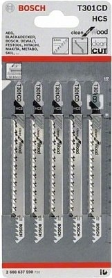 Набор оснастки Bosch 2608637590 (5 предметов)