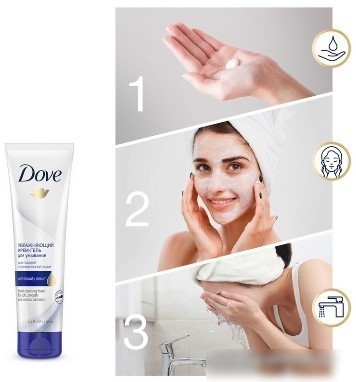 Dove Крем для умывания Крем-гель увлажняющий (120 мл)