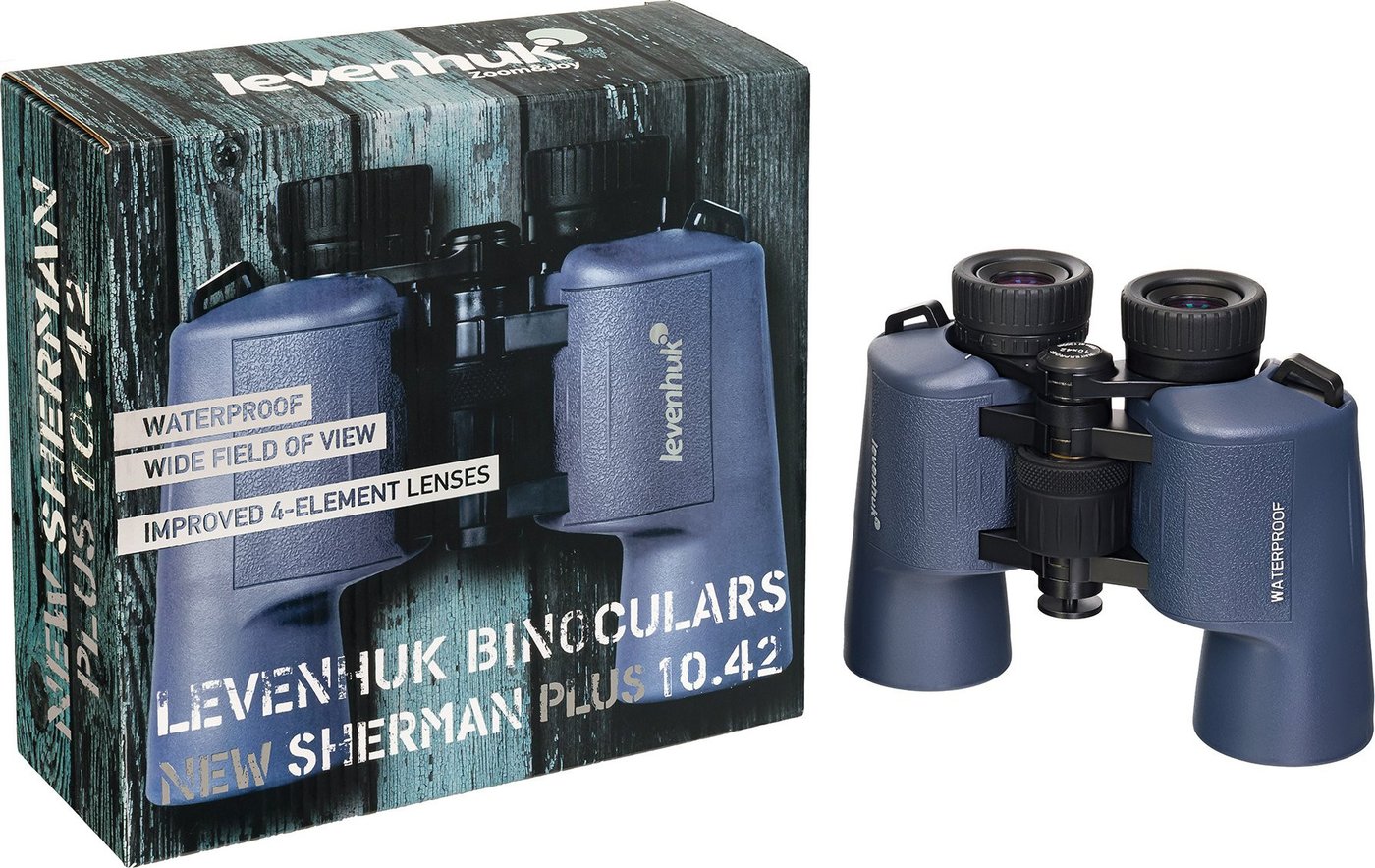 Бинокль Levenhuk New Sherman PLUS 10x42 84610