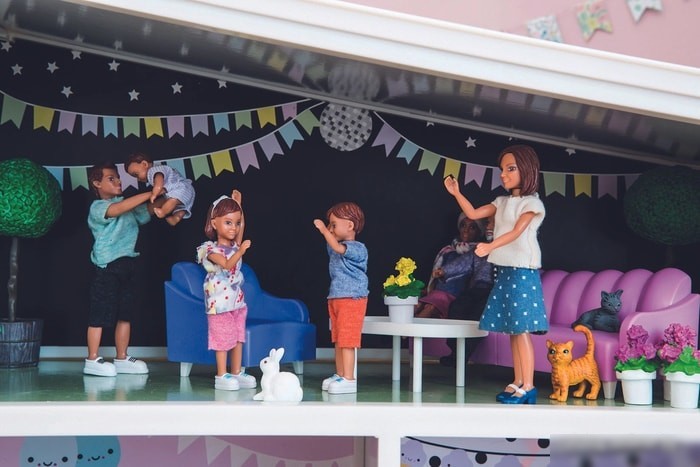 Аксессуары для кукольного домика Lundby Обои Творческая вечеринка LB-60500800
