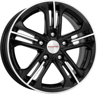 Литые диски K&K Trinity 15x6" 5x100мм DIA 57.1мм ET 38мм Алмаз черный