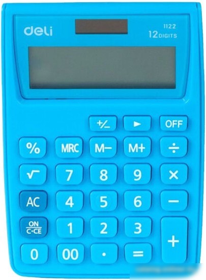 Бухгалтерский калькулятор Deli E1122/BLUE