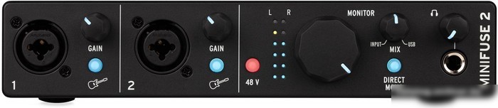 Аудиоинтерфейс Arturia MiniFuse 2 (черный)