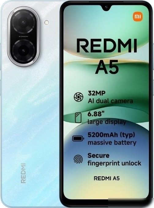 Телефон Xiaomi Redmi A5 4GB/128GB международная версия (океанический синий)