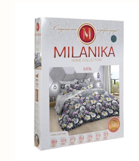Постельное белье Milanika Пелагея 2сп (бязь)