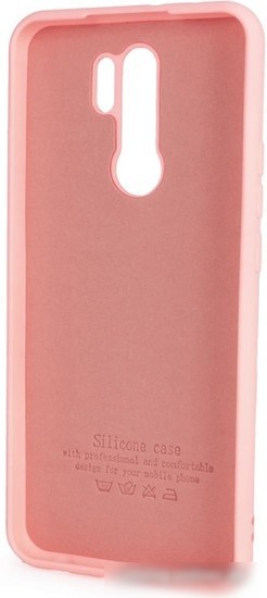 Чехол для телефона Case Cheap Liquid для Redmi 9 (светло-розовый)