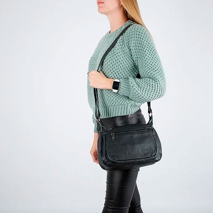 Женская сумка Poshete 921-301-BLK (черный)