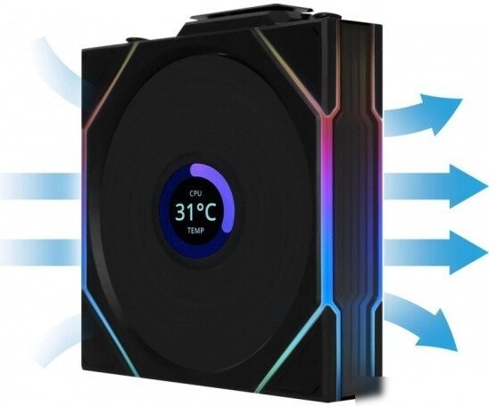 Комплект вентиляторов для корпуса с контроллером Lian Li Uni Fan TL 120 Wireless 12TLLCD1W3B G99.12TLLCD1W3B.R0