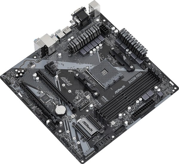 Материнская плата ASRock B450M Pro4 R2.0
