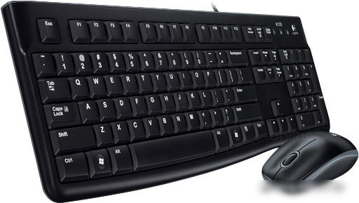 Клавиатура + мышь Logitech MK120 (нет кириллицы)