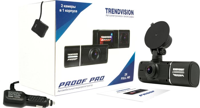 Видеорегистратор-GPS информатор (2в1) TrendVision Proof PRO GPS