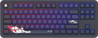 Клавиатура Red Square Alumix TKL Classic Kitsune (черный, g3ms Aquamarine)
