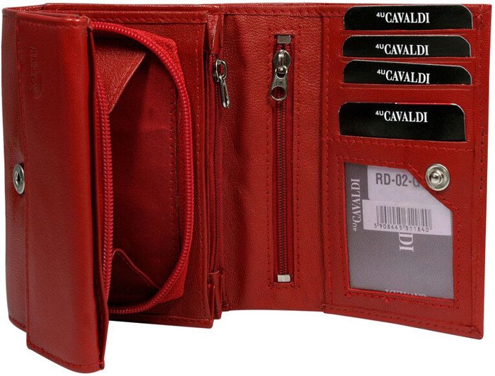 Портмоне Cedar Cavaldi RD-02-GCL (красный)