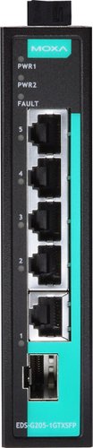 Неуправляемый коммутатор Moxa EDS-G205-1GTXSFP-T