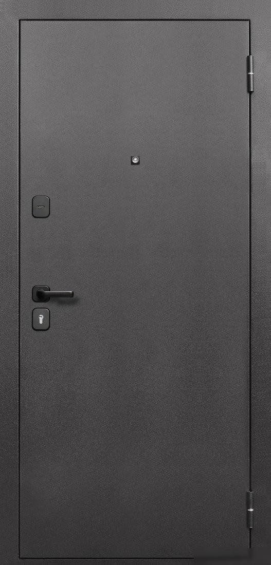 Металлическая дверь Guard 7см серебро/белый матовый (96x205, правая)