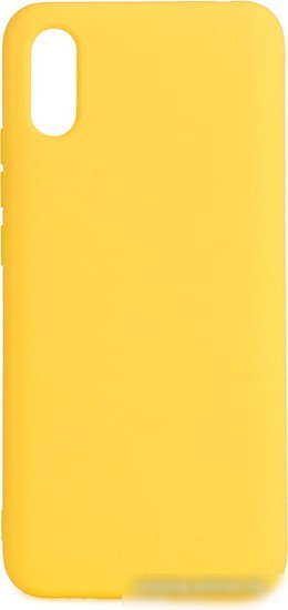 Чехол для телефона Case Cheap Liquid для Redmi 9А (желтый)