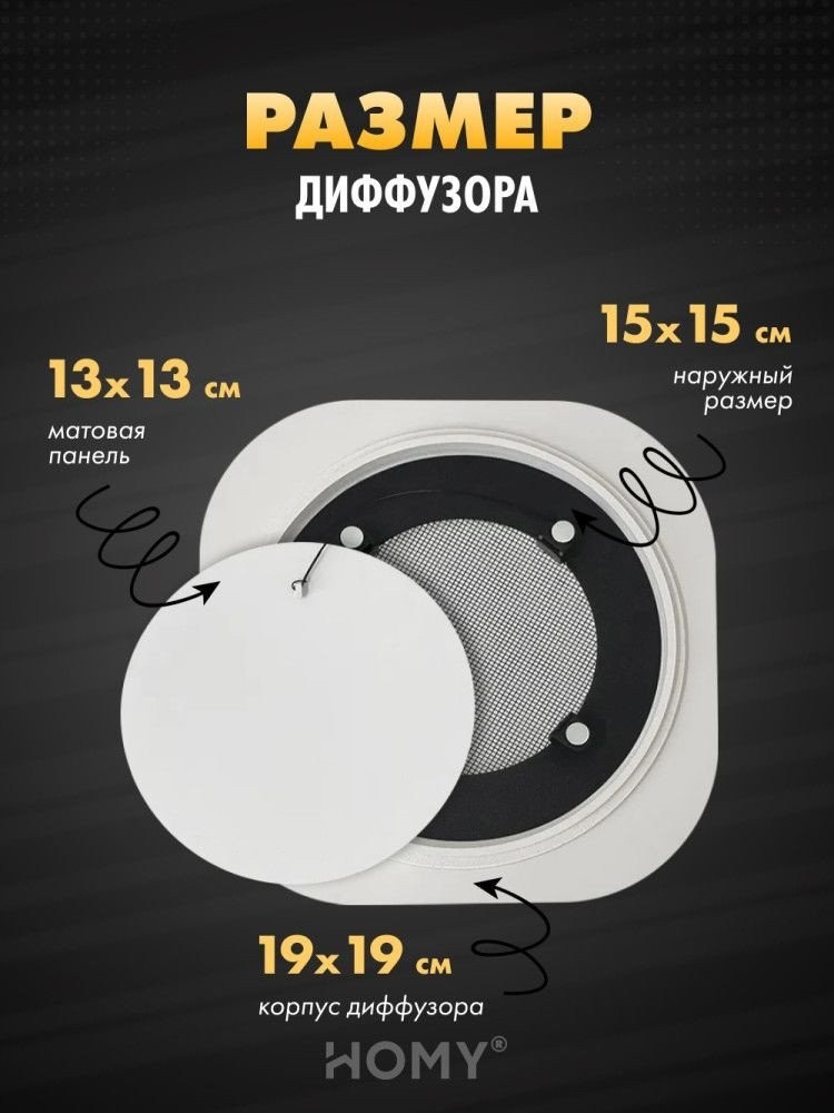Вентиляционная решетка HOMY AIR Lite круглый AL100W d150 (белая)