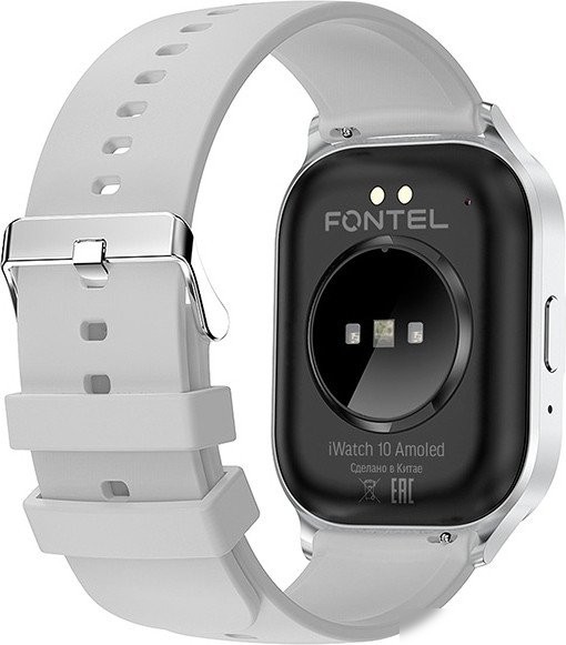Фитнес-браслет Fontel iWatch 10 Amoled (серебристый)
