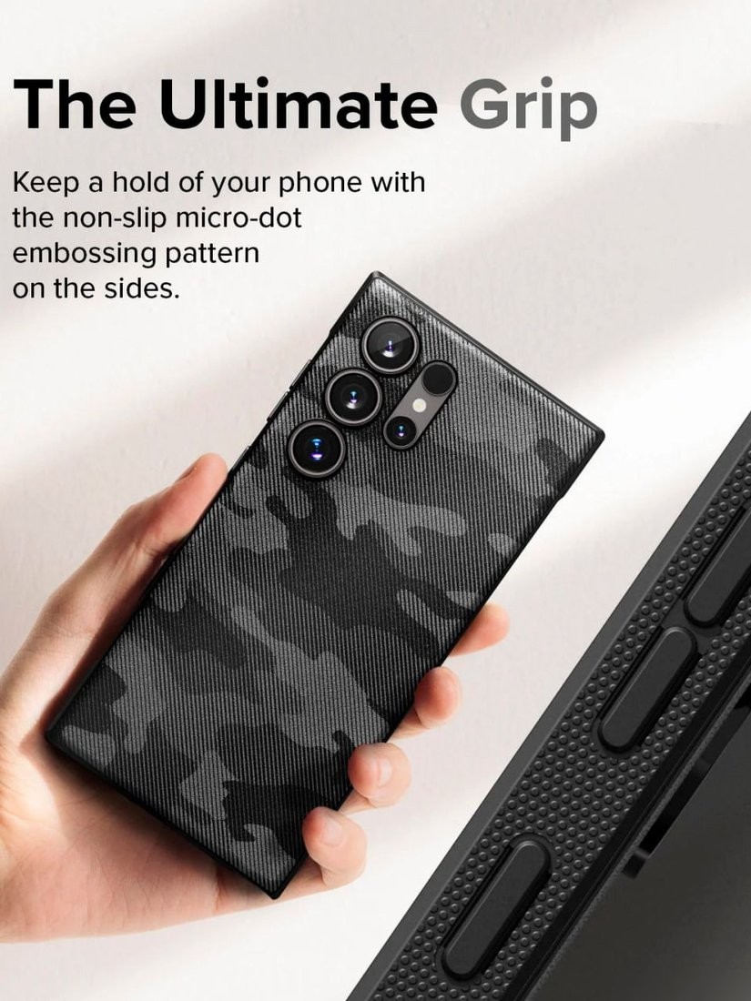 Чехол для телефона Ringke Onyx для Galaxy S24 Ultra Camo Black