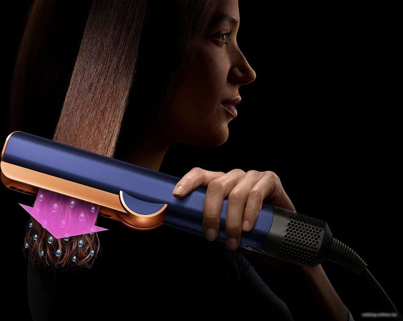 Выпрямитель Dyson Airstrait (с переходником на евровилку, берлинская лазурь/медный)