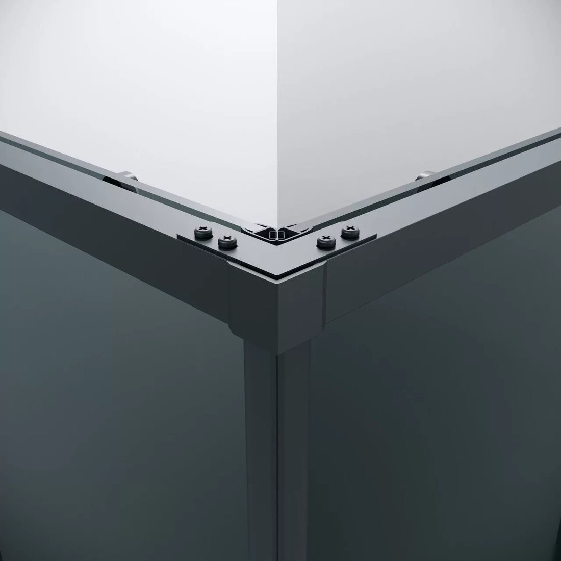 Душевой уголок Grossman Galaxy 90x80x195 300.K33.01.9080.21.10 (черный матовый/тонированное стекло)