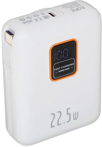 Внешний аккумулятор EOFE G108 10000mAh (белый)