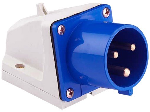 Розетка промышленная EKF 523 2Р+РЕ 32А 220В IP44