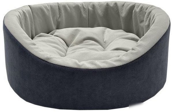 Лежак Homepet №1 82850 (43x38x15см, серый/белый) Лежак Homepet №1 82850 (43x38x15см, серый/белый)