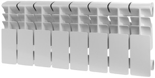 Алюминиевый радиатор Rommer Plus 200 (8 секций)