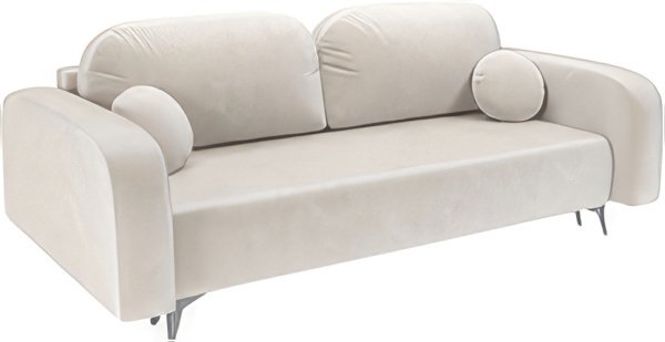 Диван Мебель-АРС Цюрих (бархат, бежевый Star Velvet 6 Light Beige)