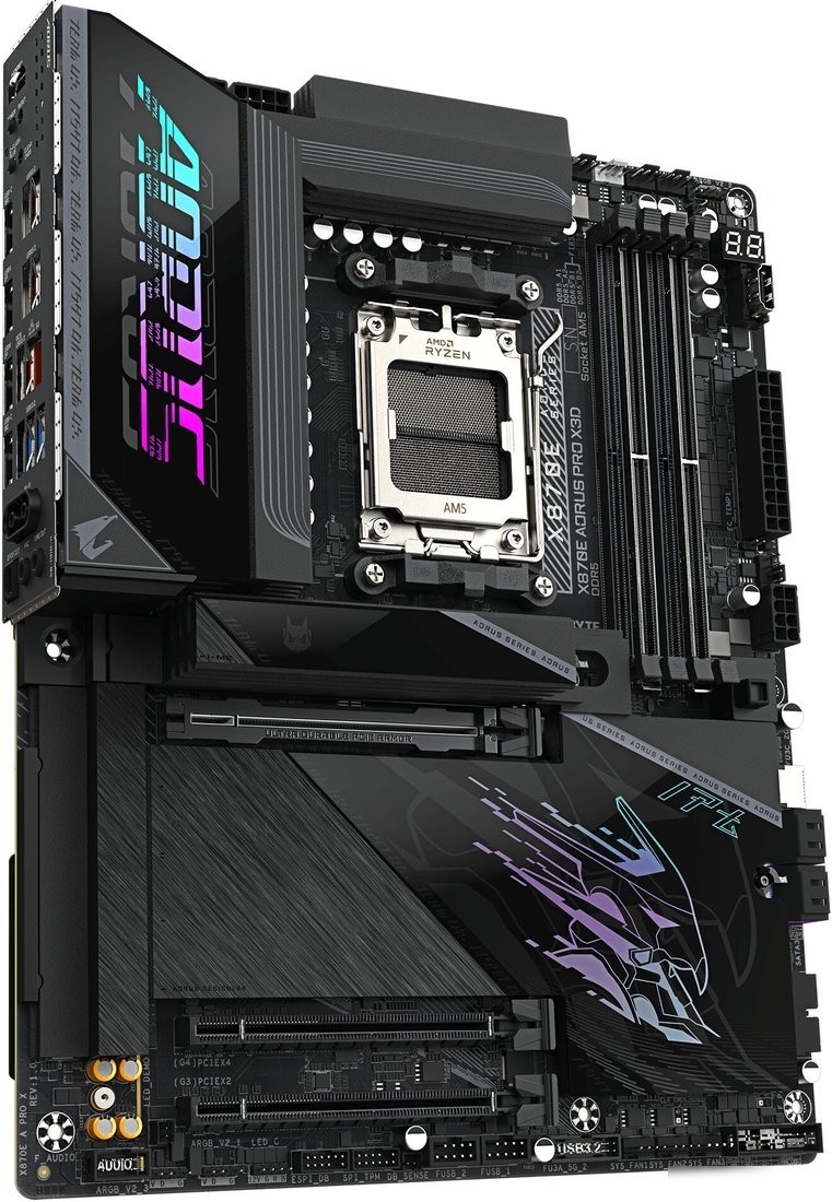 Материнская плата Gigabyte X870E Aorus Pro X3D
