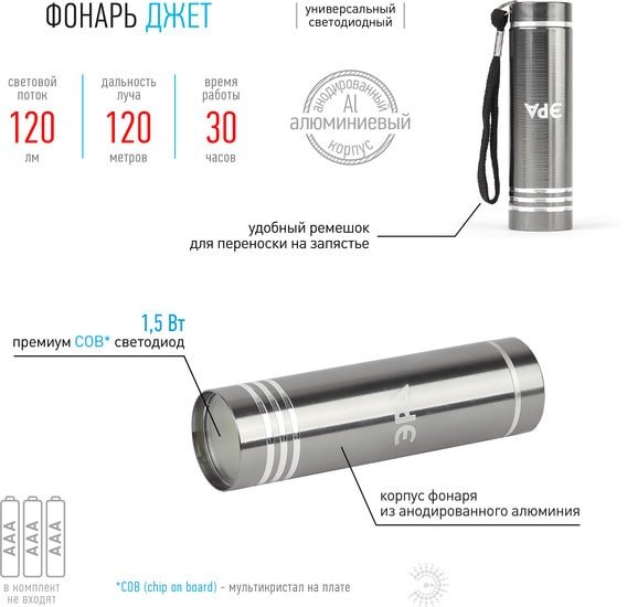 Фонарь ЭРА UB-401