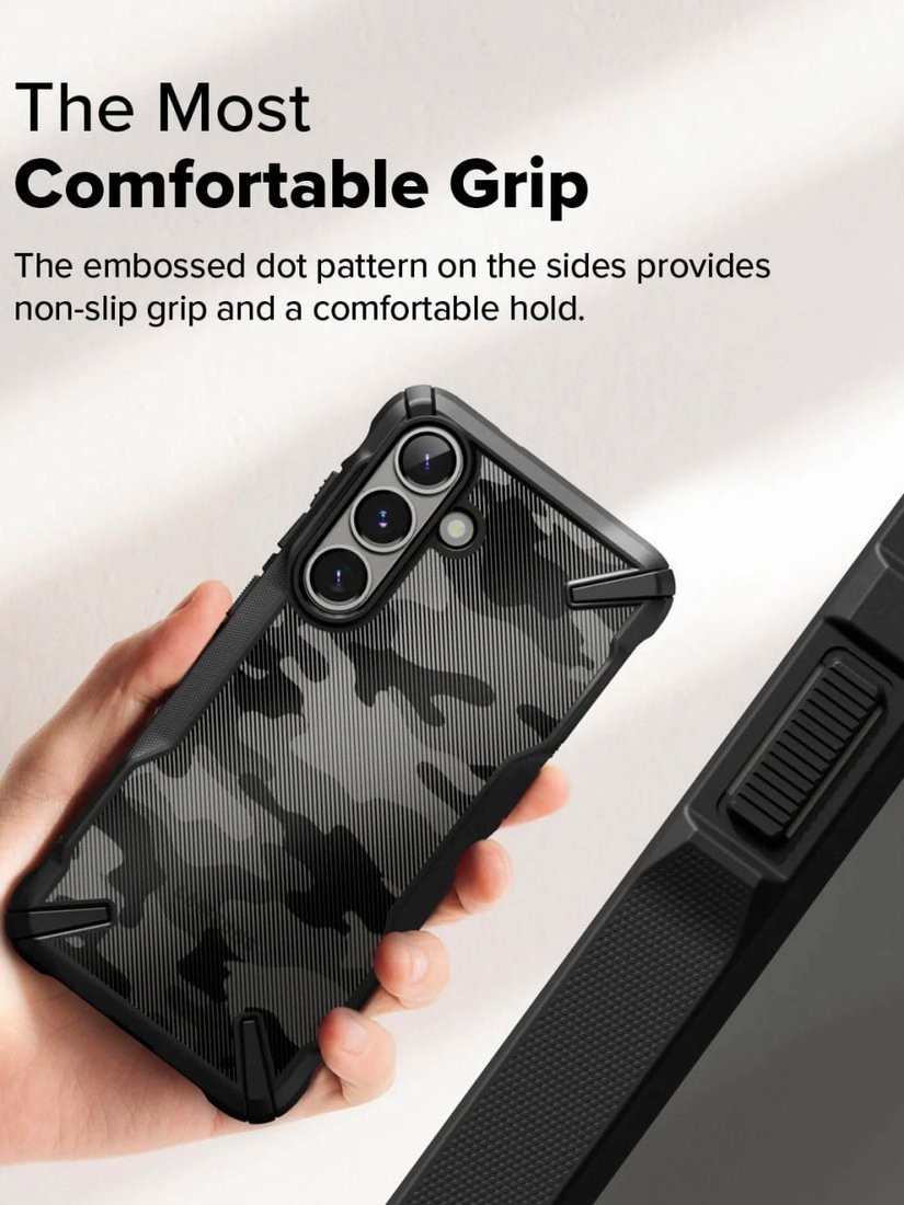Чехол для телефона Ringke Fusion X для Galaxy S25 Plus Camo Black