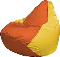 Кресло-мешок Flagman Груша Мега XXXL Г3.1-219 (оранжевый/желтый)