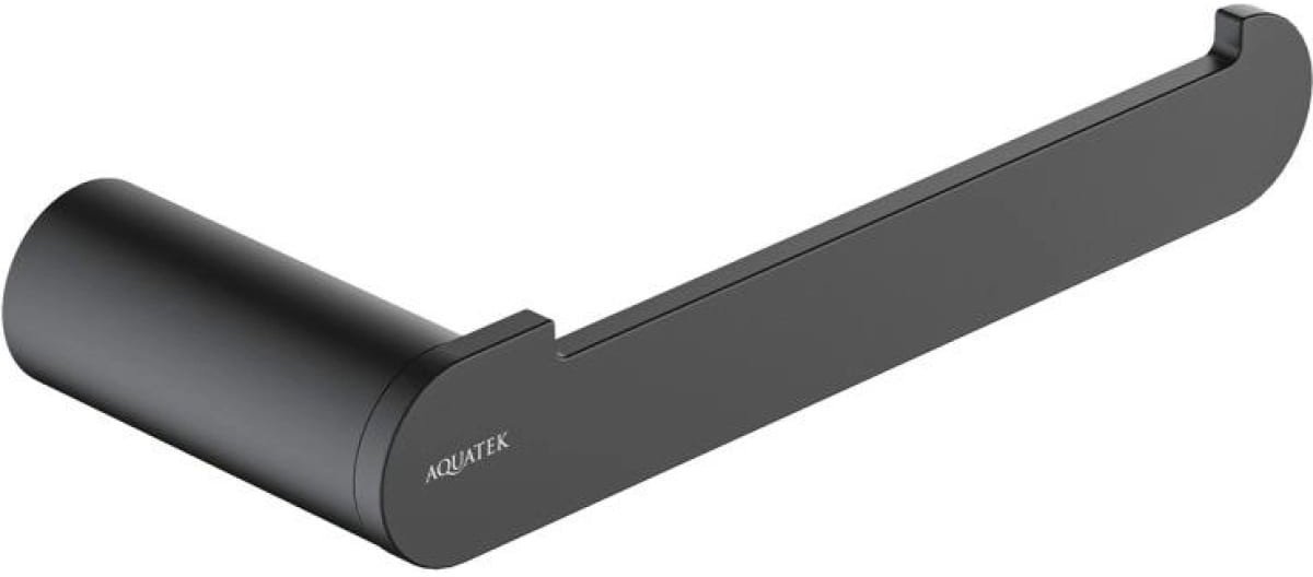 Держатель для туалетной бумаги Aquatek Лира AQ4408MB (черный матовый)